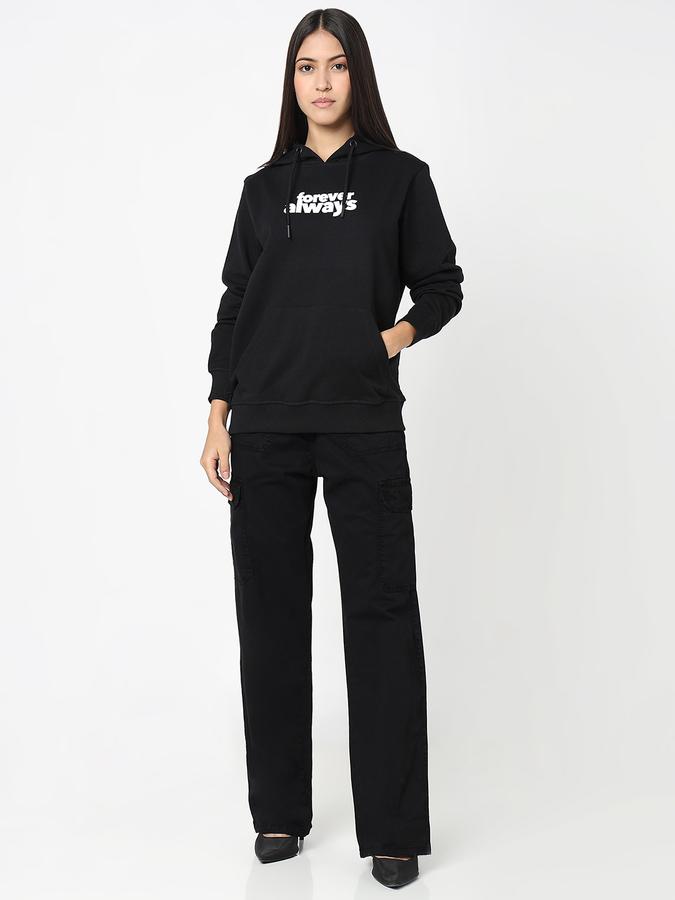 Women Solid Sweatshirt