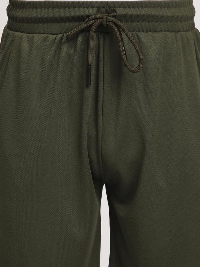 Boys Polyester Regular Fit Drawstring Clean Hem Shorts