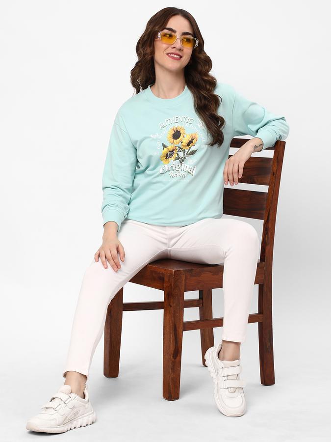 Women Graphic Print Round-Neck Sweatshirt image number 1