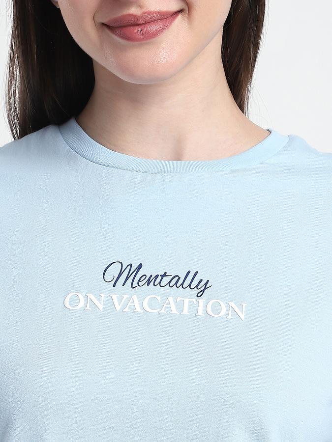 Boys Cotton Regular Fit Crew Neck Printed Sleepwear Set