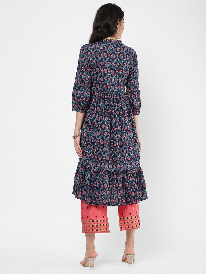 R&B Blue Women Kurtas image number 2