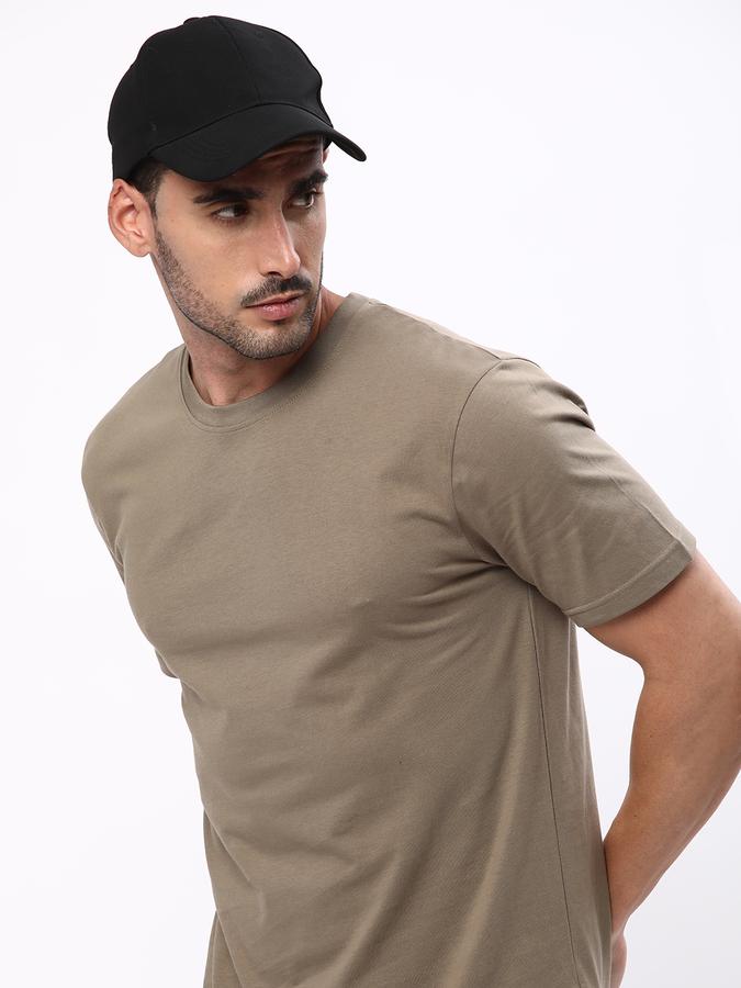 R&B Men Olive T-Shirts