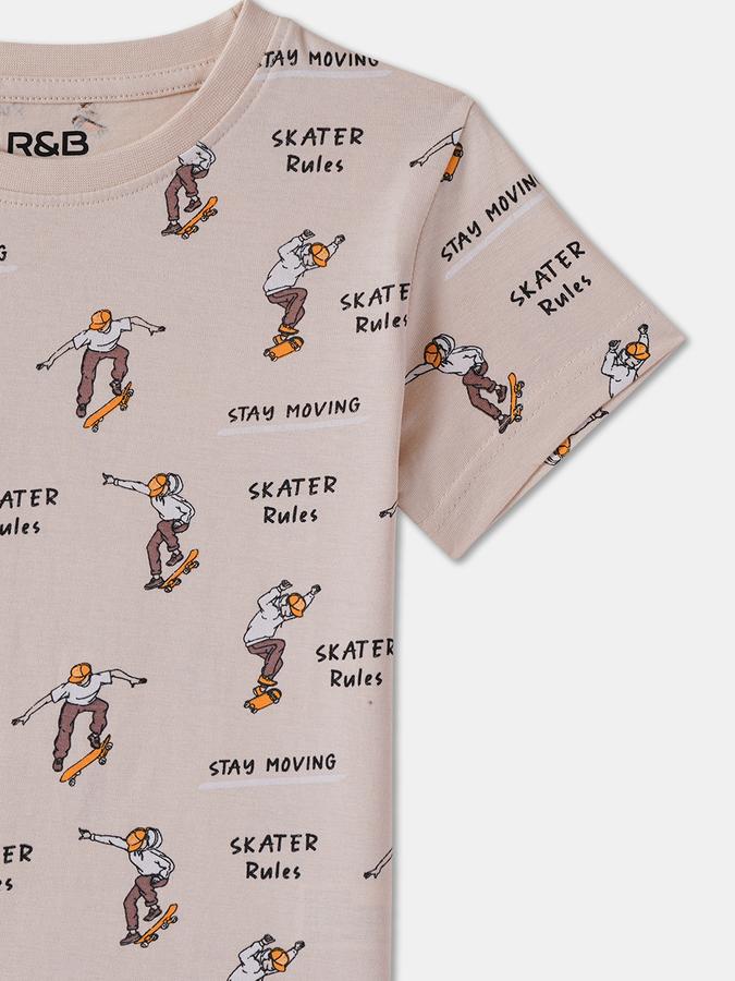 R&B Boys SHORT SLEEVE GRAPHIC TEE image number 2