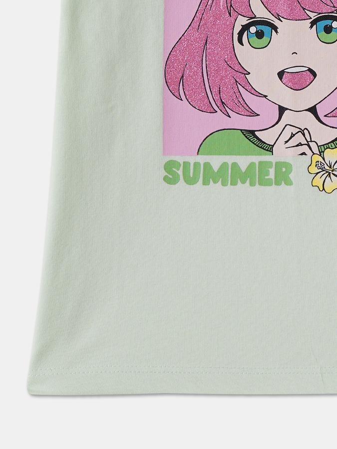 R&B GIRLS Short Sleeves GRAPHIC TEE image number 3