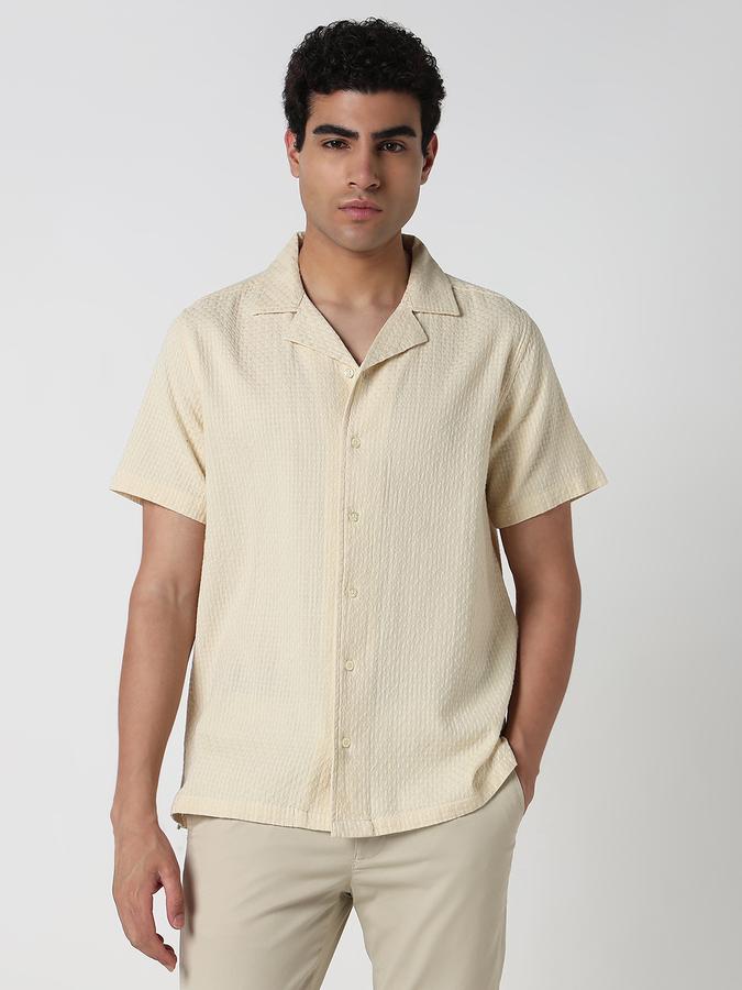 Men Self Design Casual Shirt image number 1