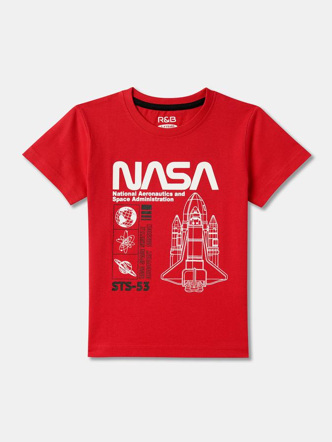 Boys Regular Fit Short Sleeve Crew Neck T-Shirt