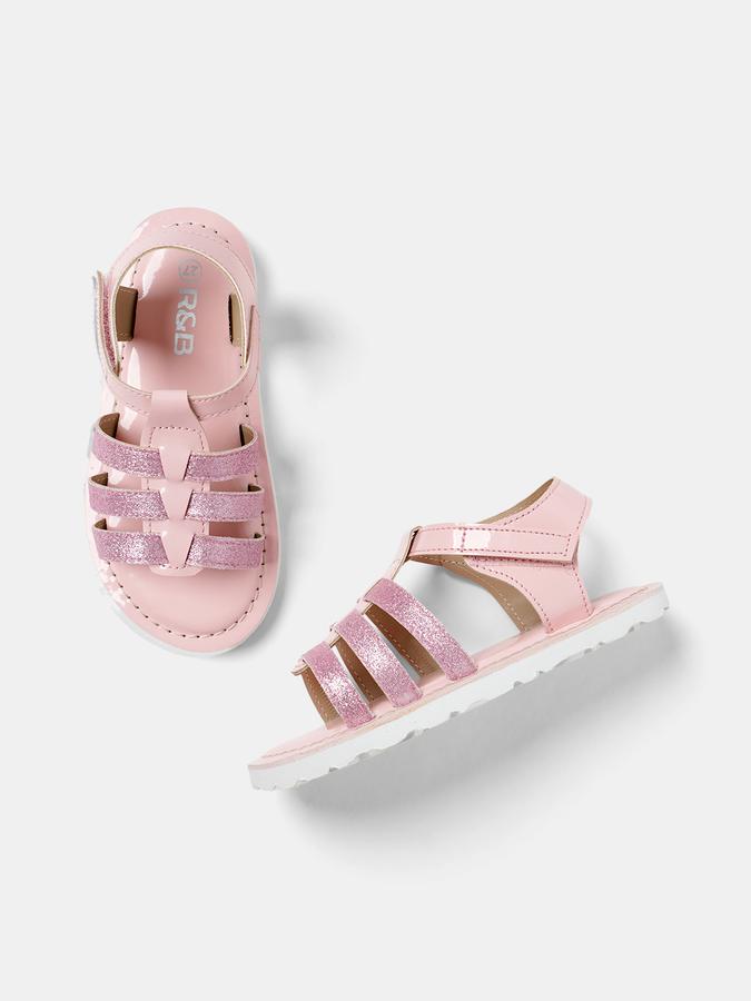 R&B Girls Pink Sandals image number 0