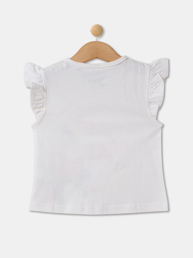 Girls Graphic Print Regular Print Round-Neck T-Shirt image number 1