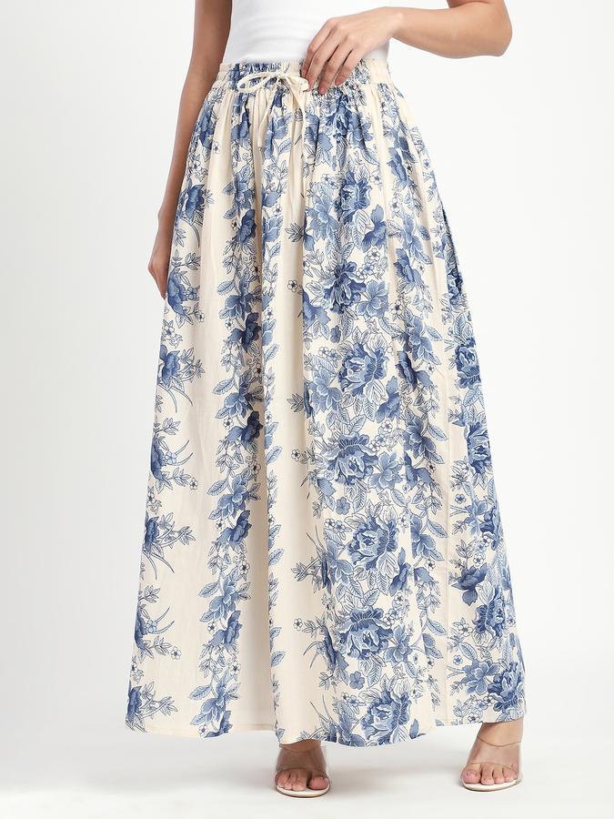 Women Cotton Maxi A-Line Skirt