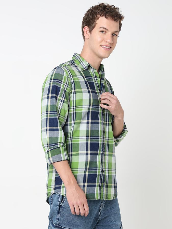 R&B MENS CASUAL Long Sleeve SHIRT-REGULAR FIT image number 3