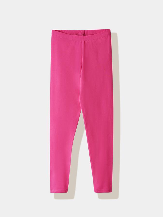 R&B Girls' Fuchsia Leggings