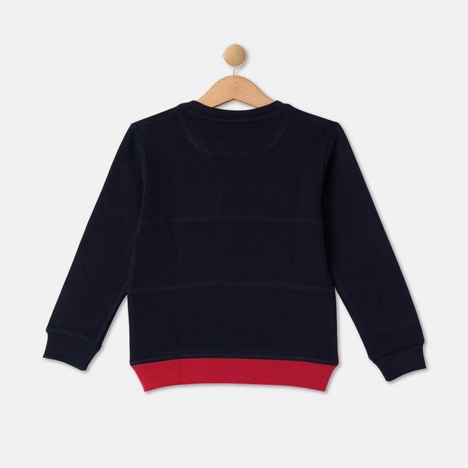 Boys Colour-Block Round-Neck Sweatshirt image number 1
