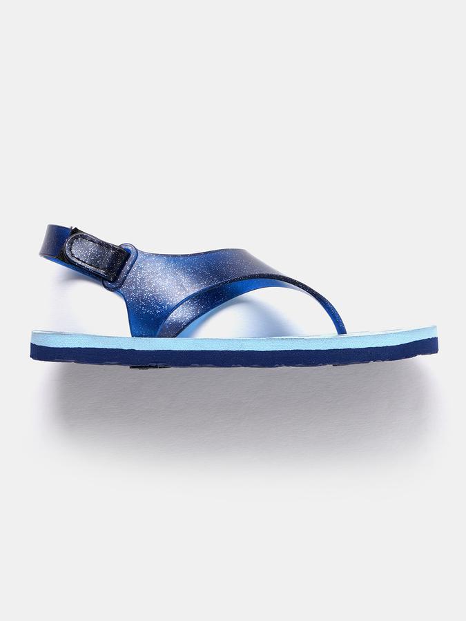 R&B Boys Blue Flip Flops image number 1