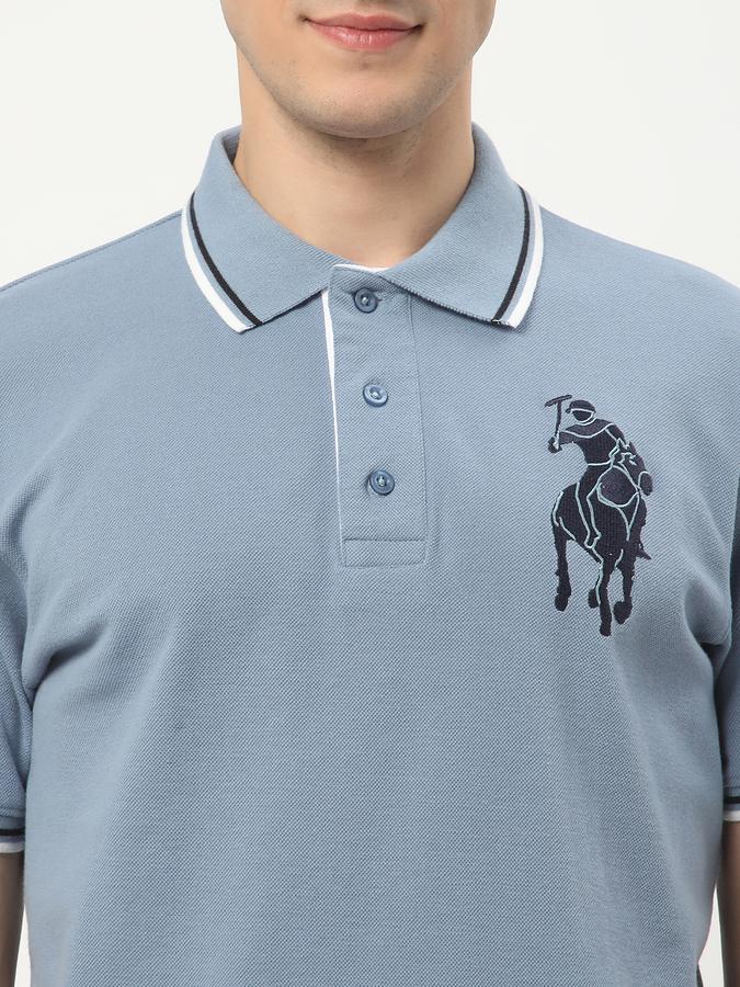 Men Regular Fit Polo T-Shirt image number 3
