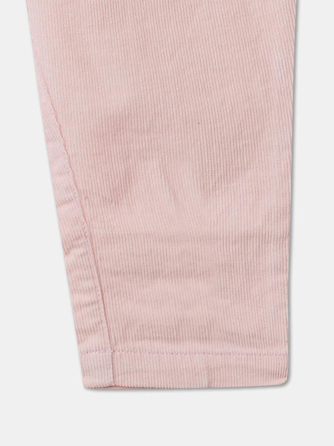 Boys Corduroy Regular Fit Solid Elastic Waist Trouser