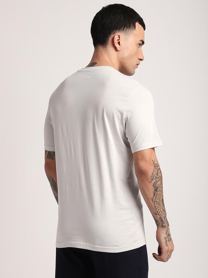 Men Cotton Regular Fit Crew Neck Solid T-shirt