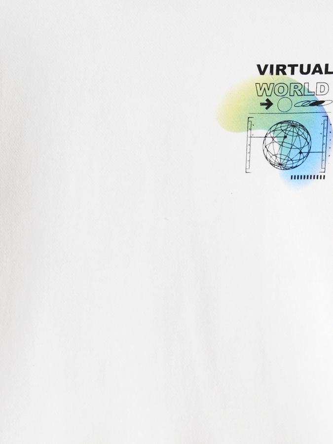 Boys Cotton Blend Relaxed Fit Crew Neck Graphic Sweatshirt