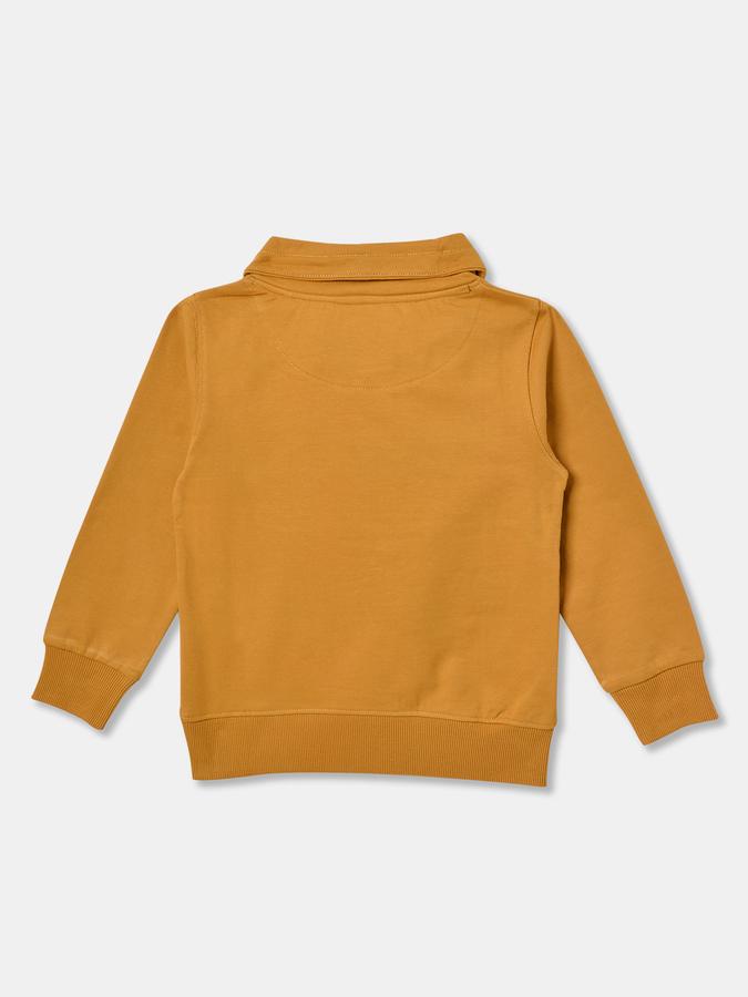 Boys Relaxed Fit Full Sleeve High Neck SweaT-Shirt