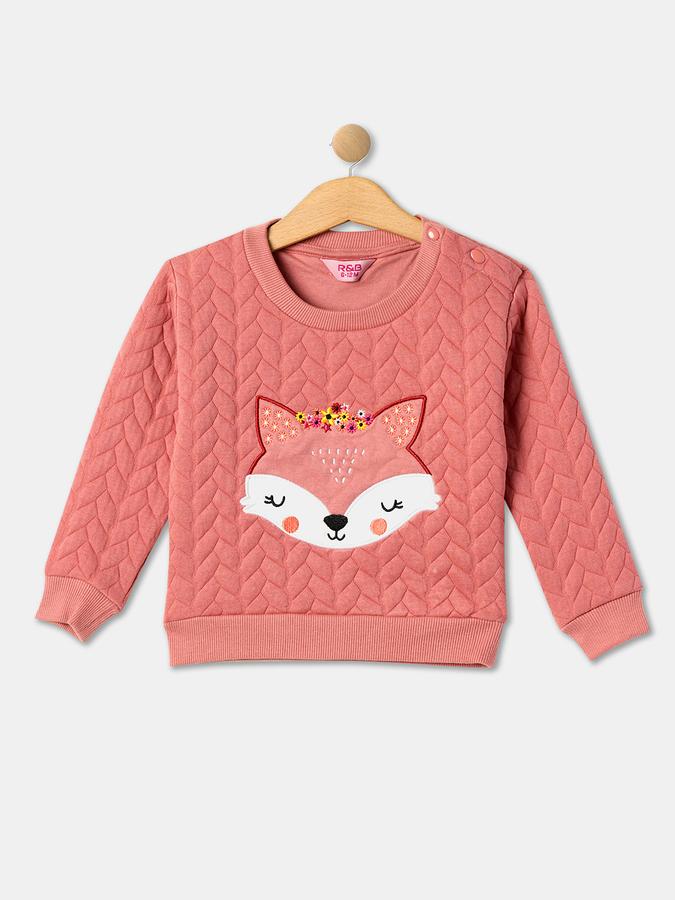 R&B Girl's Round Neck Sweat Top