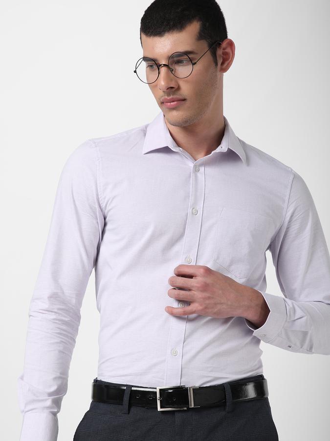 R&B Purple Men Casual Shirts image number 0
