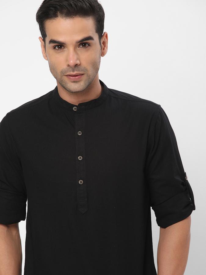 R&B Men's Solid Shirt With Single Pocket