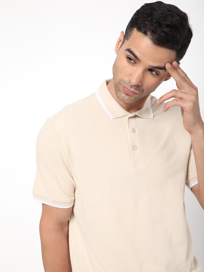 R&B Men Beige T-Shirt image number 0