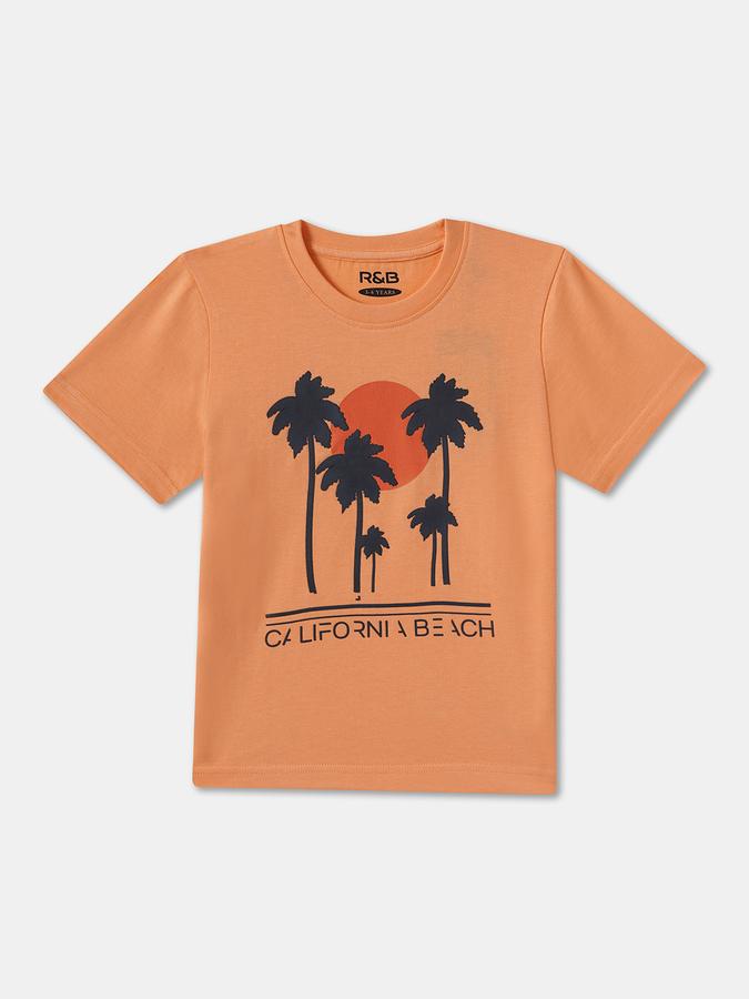 Boys Graphic Print Crew-Neck T-Shirt