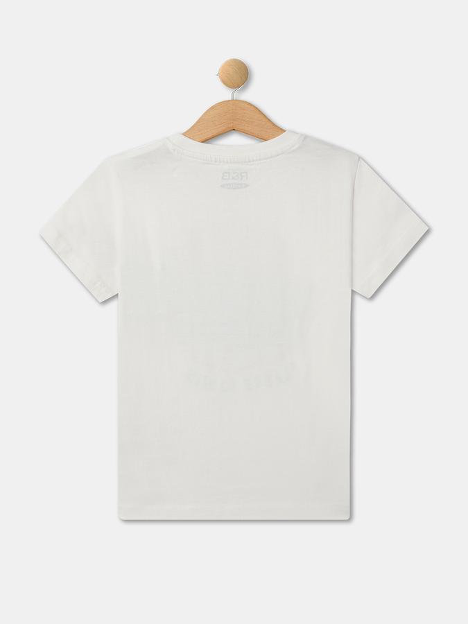 Boys Relaxed Fit Round-Neck T-Shirt image number 1
