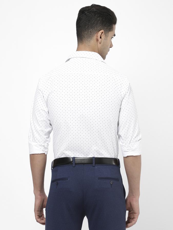 R&B Men White Formal Shirts image number 2