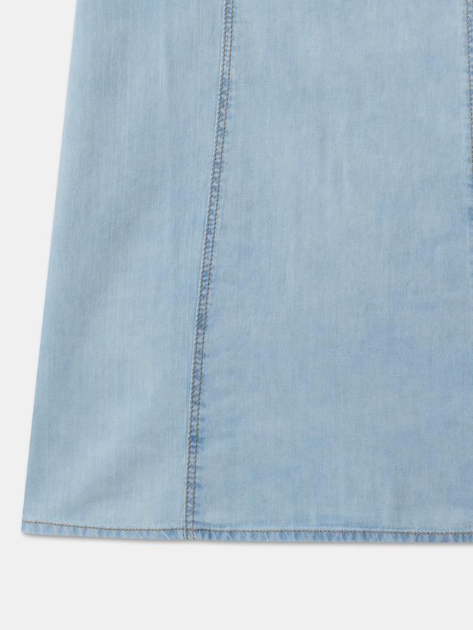 Girls Midi/Knee Length Casual Dress Short Sleeve image number 3