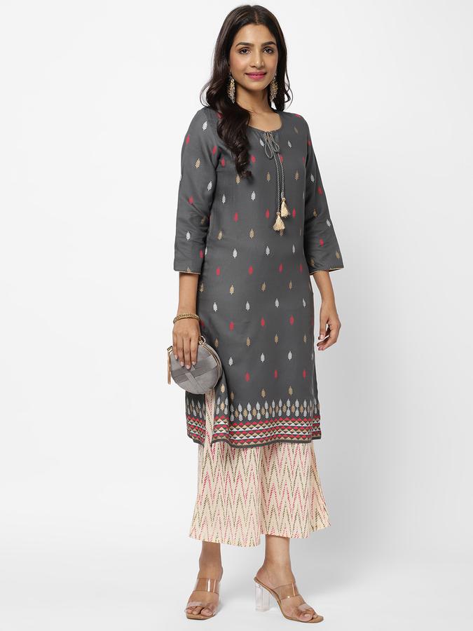 R&B Grey Women Kurtas image number 1
