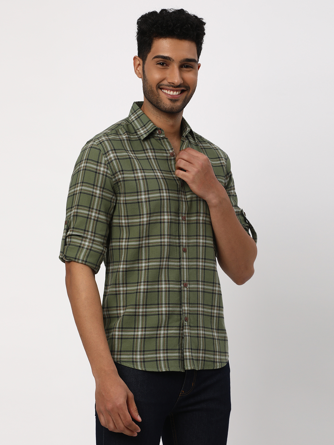 Checked Slim Fit Shirt image number 6