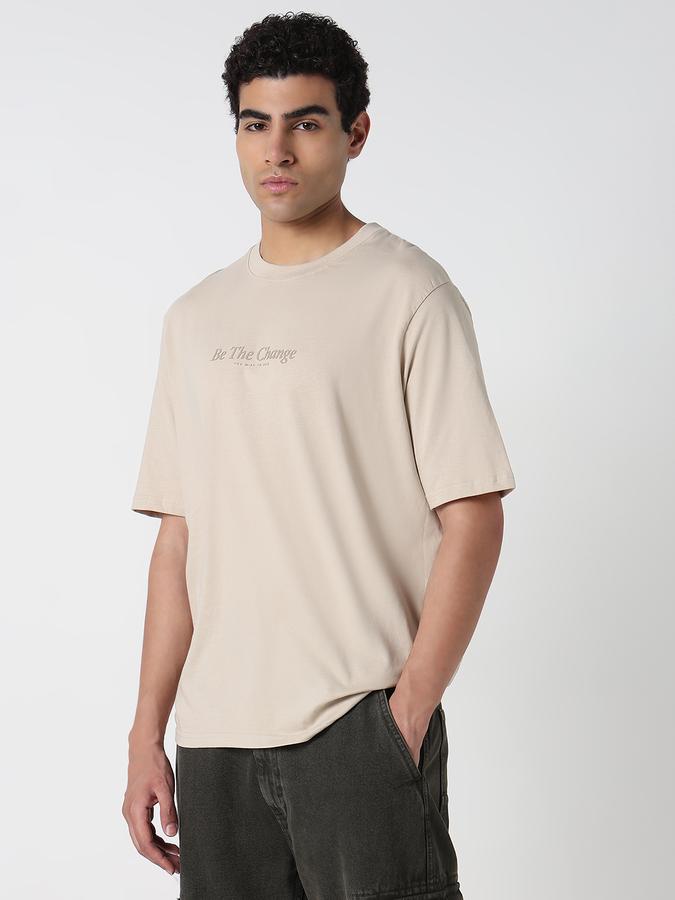 Printed Men Round Neck T-Shirt image number 2