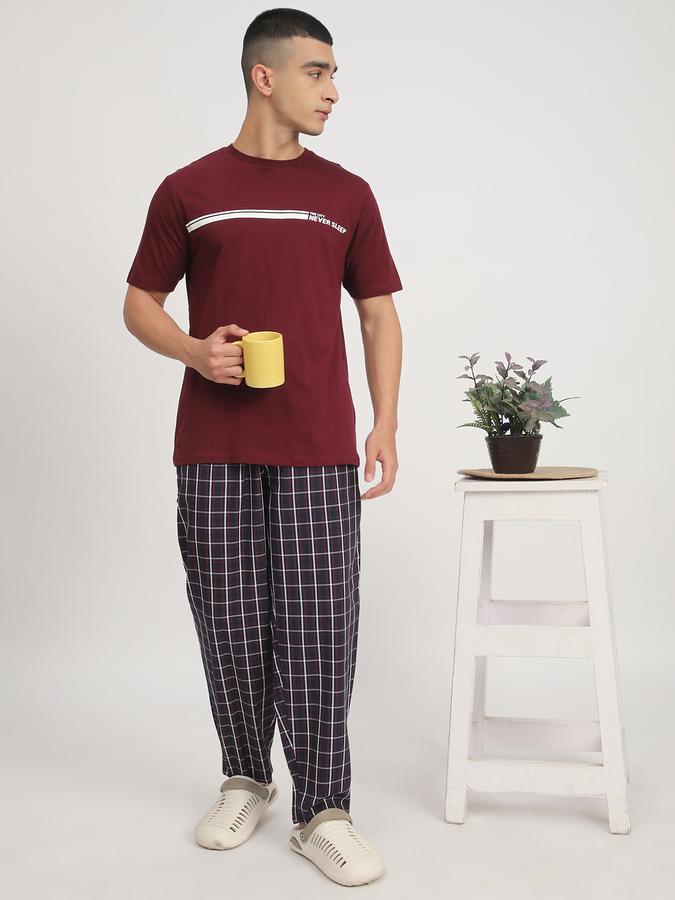 Men Polycotton Relaxed Fit Elasticated Waist Open Hem Trackpants