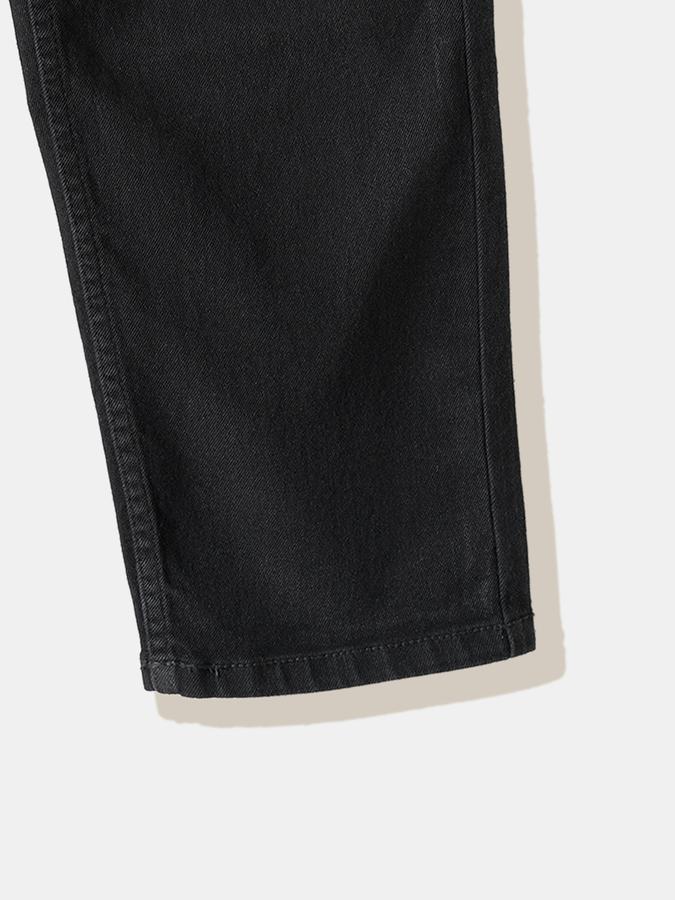 Boys Cotton Regular Fit Mid Rise Clean Hem Jeans