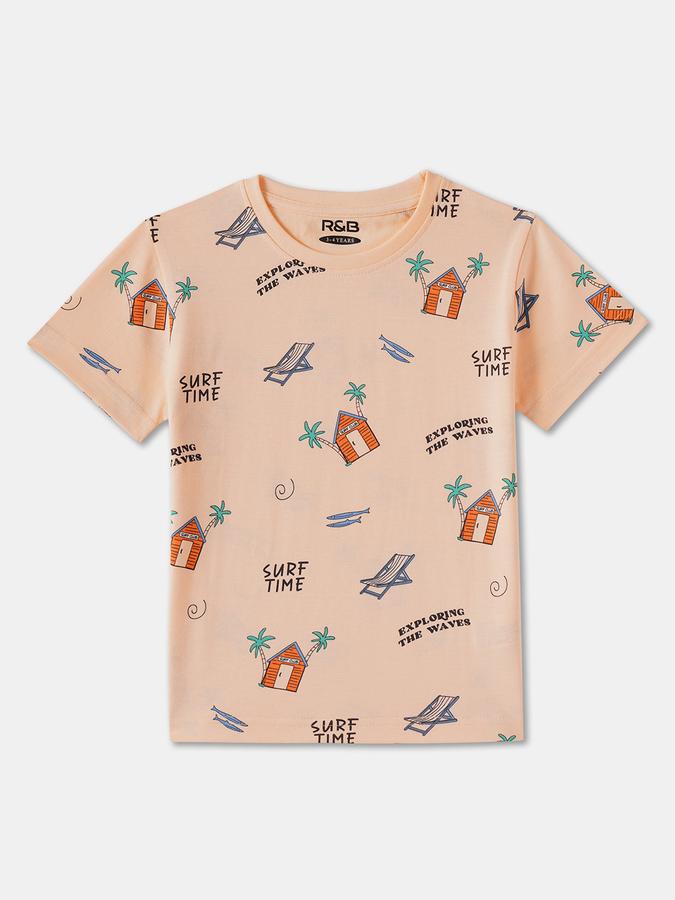 Boys Regular Fit Short Sleeve Crew Neck T-Shirt