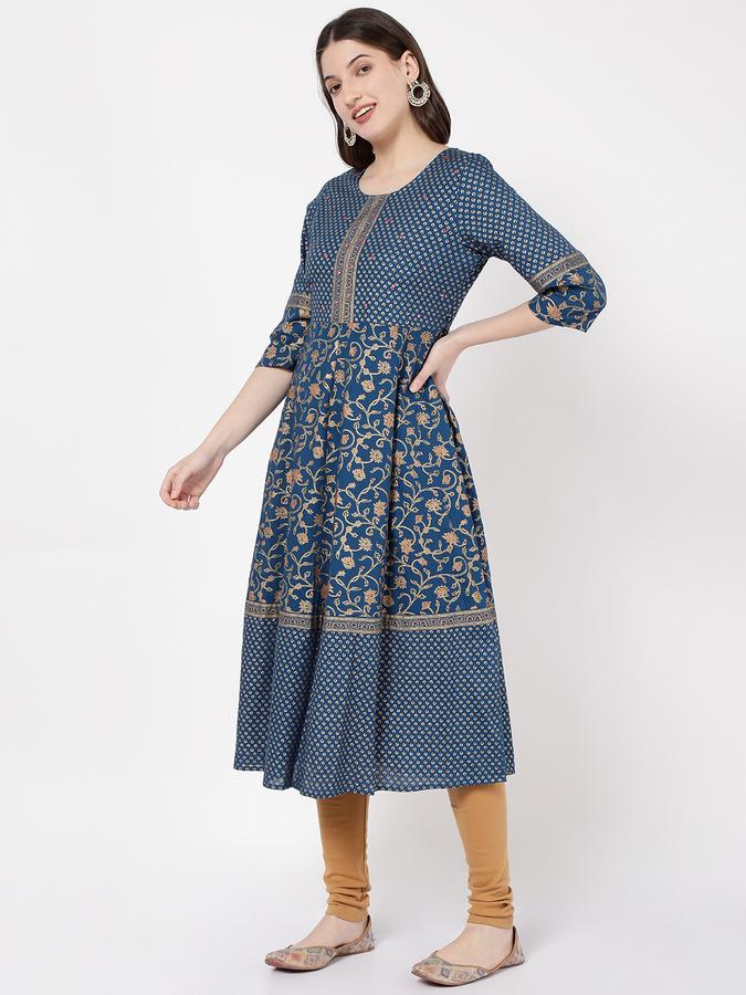 Women Printed A-Line Kurta image number 1