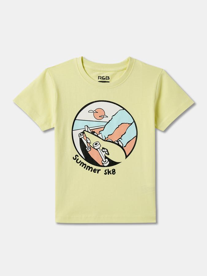 Boys Regular Fit Short Sleeve Crew Neck T-Shirt