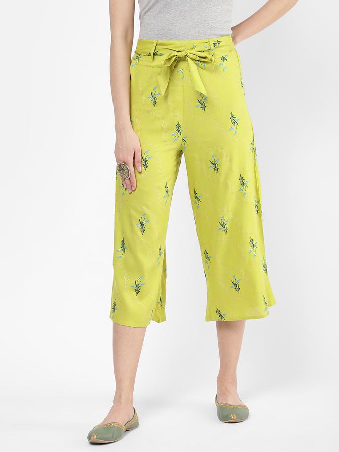 R&B Women Lime Palazzos & Culottes image number 0