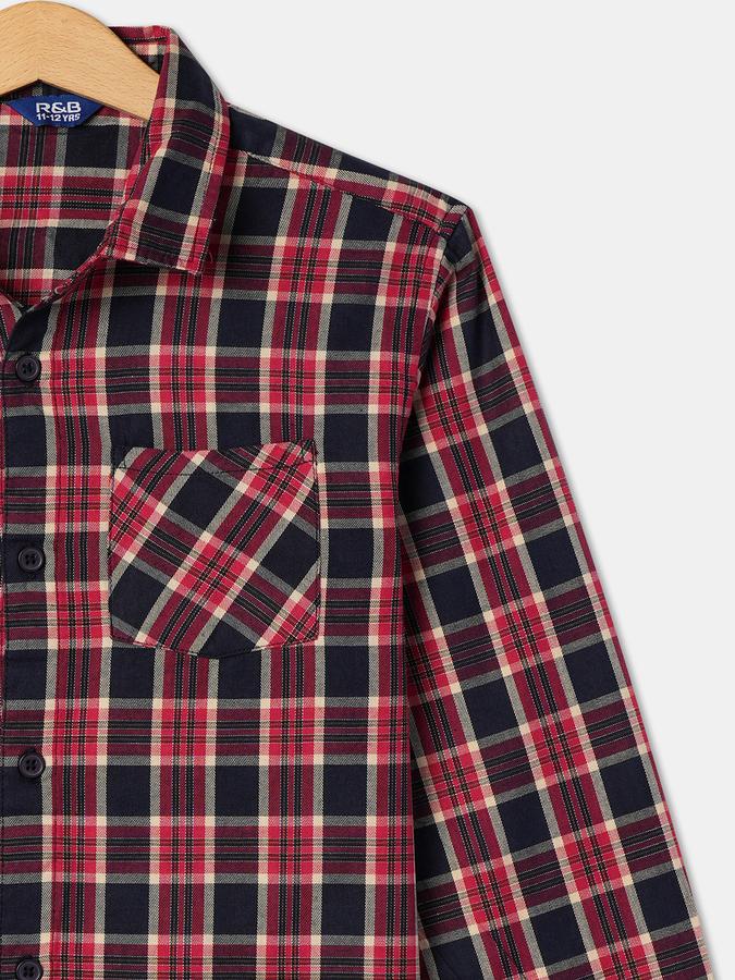 R&B Boy's Checks Shirt image number 2