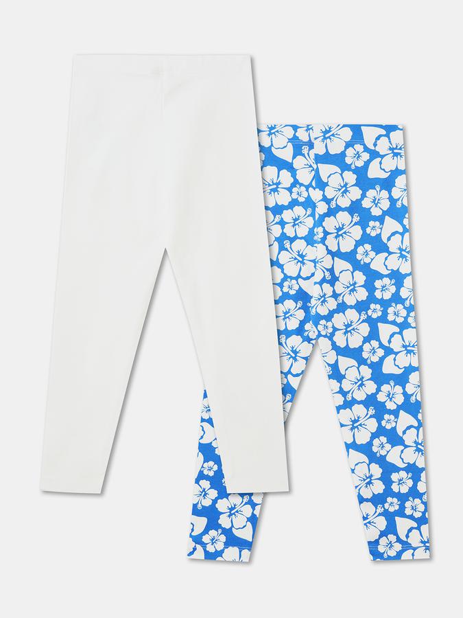 R&B Girl's All Over Printed Legging Multipack image number 1