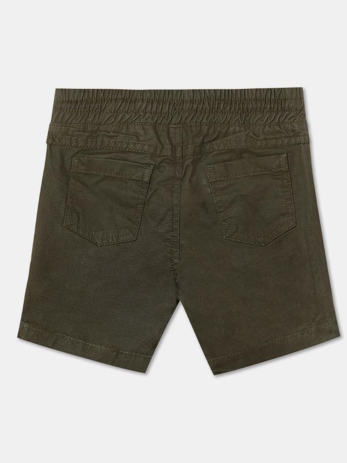 R&B Boys Olive Shorts & 3/4Ths image number 1