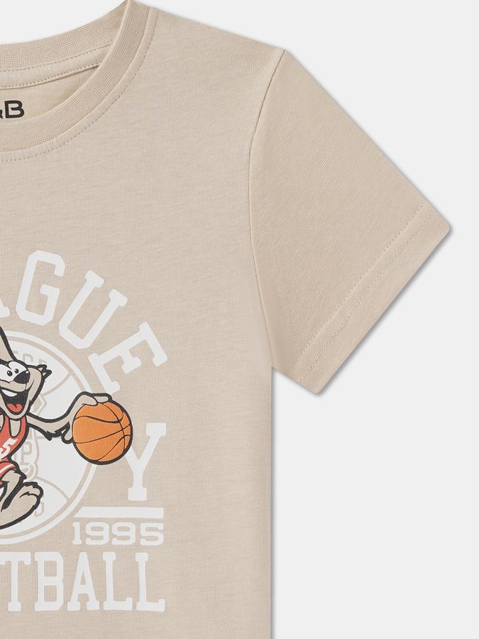 Boys Graphic Print Crew-Neck T-Shirt image number 2