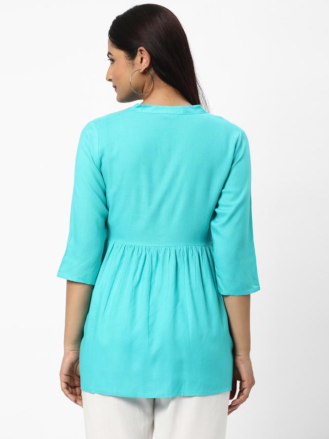 R&B Women's Emb Rayon Tunic 3Q Sleeve image number 2