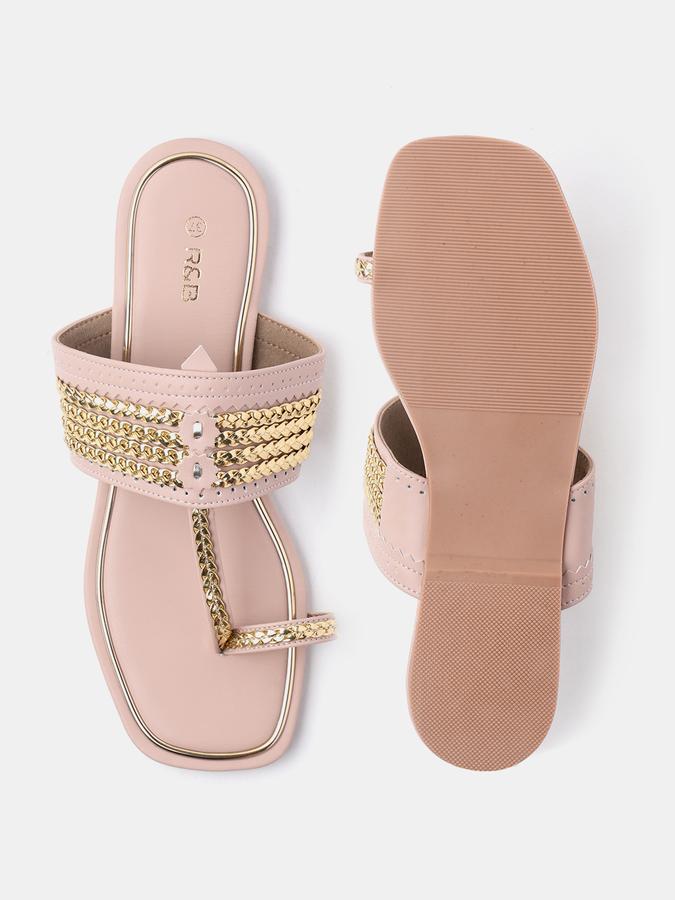 Women Braided Toe-Ring Sandals image number 3