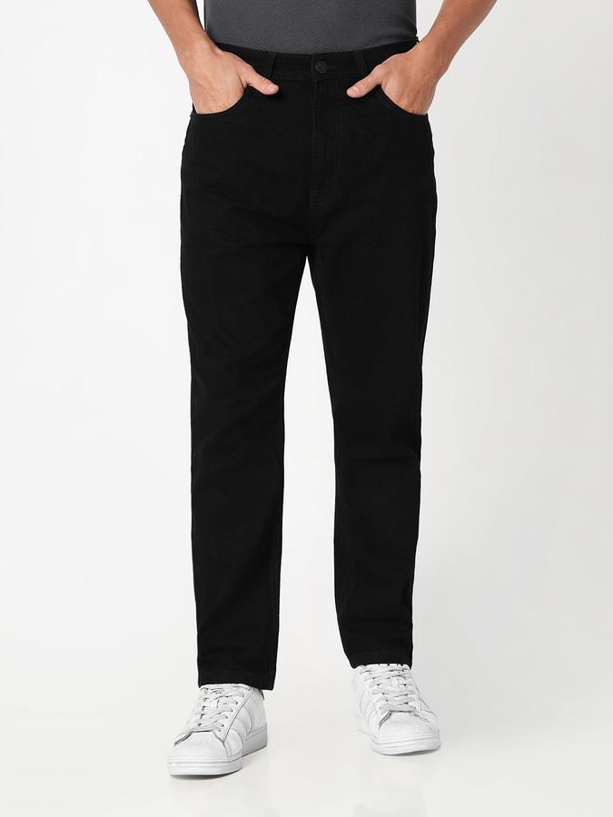 Men Solid Jeans image number 1