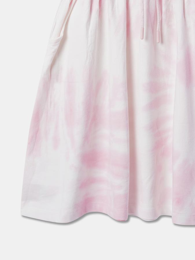 Girls Tie & Dye Fit & Flare Dress image number 3