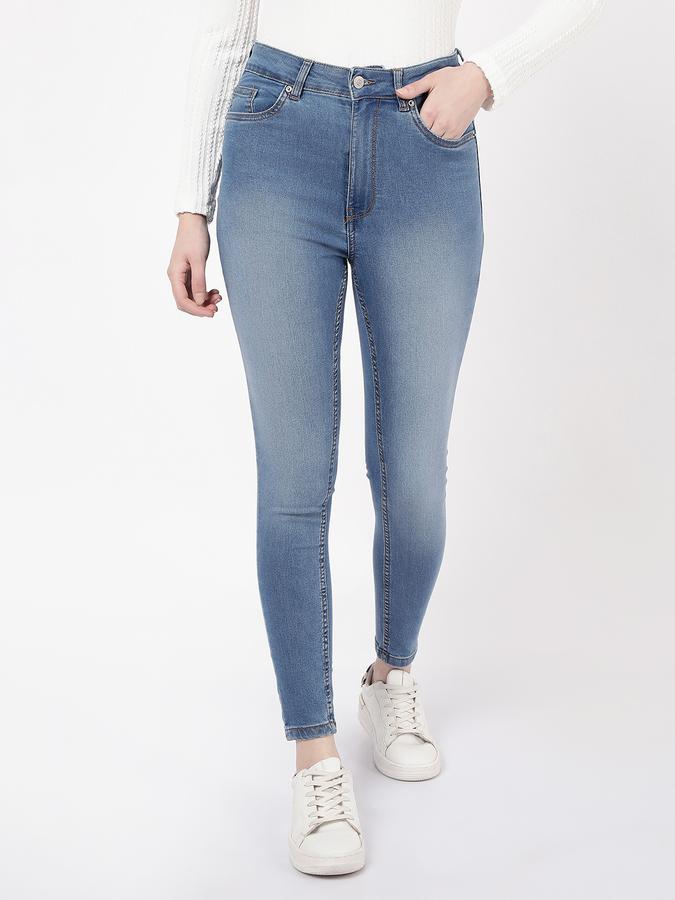 Women Mid-Rise Skinny Jeans image number 0