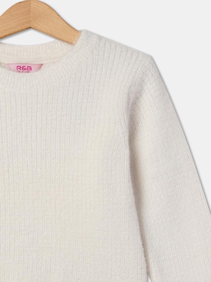 R&B Girl's Round Neck Sweater image number 2
