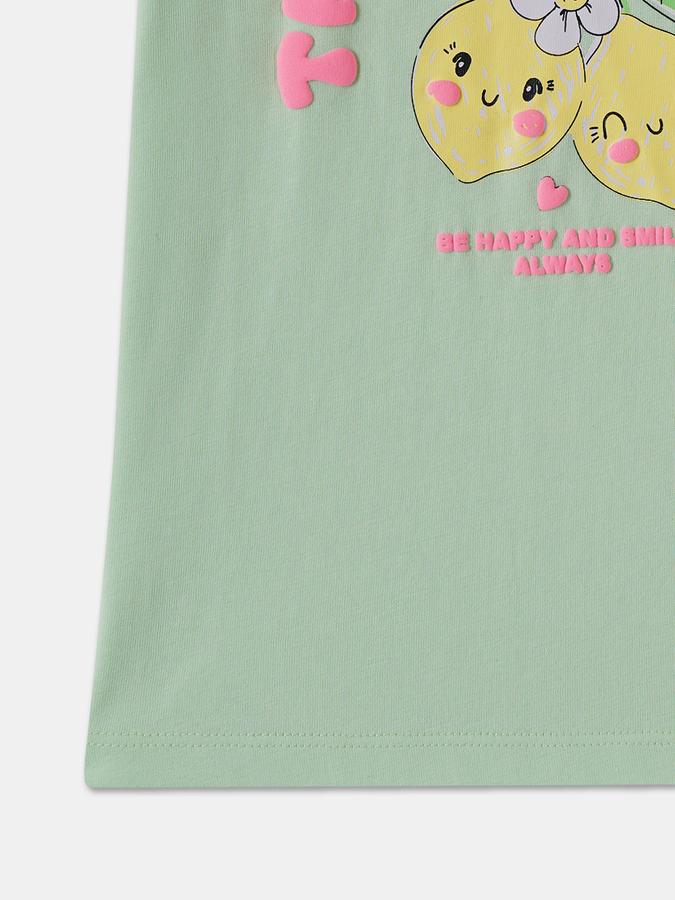 R&B GIRLS Short Sleeves GRAPHIC TEE image number 3